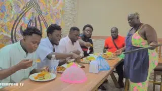 😂AKABENEZER TOOK HIS BOYS TO DINNER😂GUESS WHAT IS BEHIND😂ft KYEKYEKU,39/40,SHIFO,AMA,OTEELE