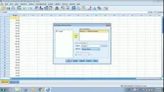 HOW TO REPLACE THE MISSING VALUES  SPSS