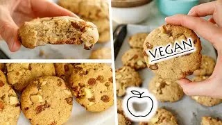 Spiced Apple Cookies Recipe - How to make Homemade Vegan Cookies