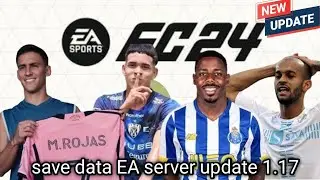 [PS4] FC 24 Save Data Official EA Server Update (1.17) + DLC Asset CUSA40325 CUSA40327 PS4 Hen