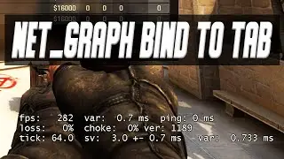 How to Show net graph with TAB Bind in CSGO, How to Bind NetGraph to Tab, Toggle net graph Interface