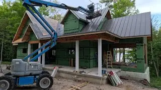 Lakehouse Build - EP37 - STEEL Roof Installation Begins!