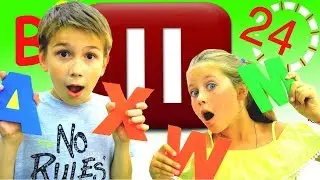 24 часа ПАУЗА Челлендж. Часть 2. Интересный челлендж для детей.