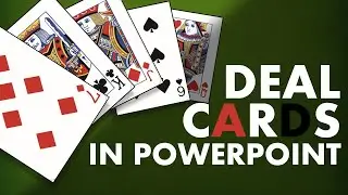 Random Playing Cards in PowerPoint