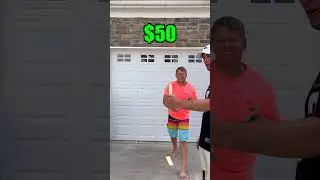 Slice this for $1000 ! (Card Throwing Challenge) 