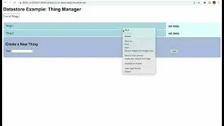 CS1520 Lecture 21b: Using the Google Cloud Datastore Python API