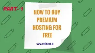 HOW TO BUY PREMIUM HOSTING FOR FREE  - 2019