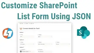 How to Customize SharePoint List Form Using JSON Formatting | SharePoint List Form Formatting