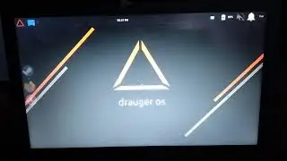 Drauger OS Linux Gaming System Boot up Test