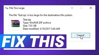 File Too Large For Destination File System Fix | InfoHoop