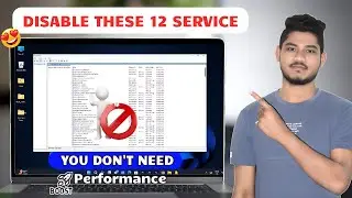 Disable THESE 12 Windows SERVICES Right Now 2024 (🚀 Speedup Windows Performance)