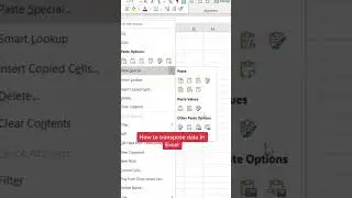How to Transpose Data in Excel! 