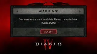 How To Fix Diablo 4 Error Code 34202