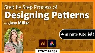 How to Design Seamless Patterns: An Adobe Illustrator Tutorial with Jess Miller!