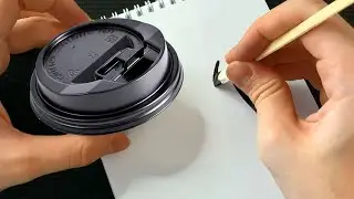 DIY coffee lid - kalam [Calligraphy]