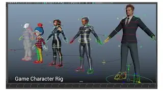 Game Character Rig and Skinng work ( Aniruddh Singh )