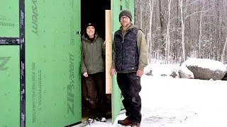 We Should Have DONE This SOONER!!! Husband & Wife Build OFF-GRID Tiny House in the WOODS