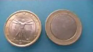 Come riconoscere la moneta da 1 euro falsa (how to recognize a fake € coin)