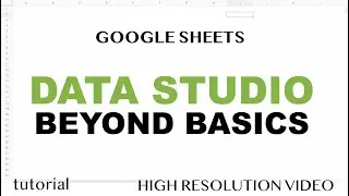 Google Data Studio - Dashboard with Calculated Fields Tutorial - Part 1