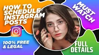 How to Schedule Instagram Posts and Facebook Posts-Free 100% Official Way