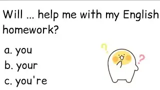 ENGLISH GRAMMAR PRACTICE 6 | SUBJECT PRONOUNS