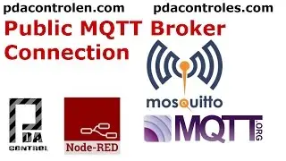 Public MQTT Broker mosquitto & Node-RED : PDAControl