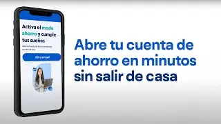 Abre tu cuenta de ahorro fácil y seguro.
