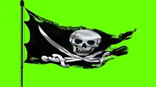 Green Screen Pirate Flag Waving Effect || Green Screen Effects || VFX
