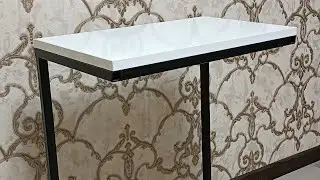Прикроватный столик, своими руками. Столик из проф трубы.