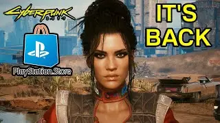 Cyberpunk 2077 RETURNS To Playstation Store - Cyberpunk 2077 PS4 PS5 News & Cyberpunk Gameplay 2021