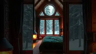 ЗАГОРОДНЫЙ ЗИМНИЙ ДОМ КАМИН #shortvideo #shorts #дом #relax #home #fireplace  #звукогня  #длясна