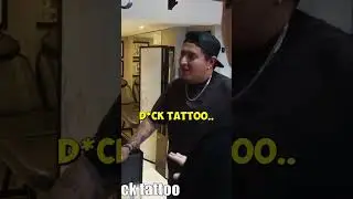 Getting a tattoo on my 🍆🍆 