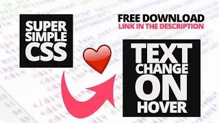 Text Change on Hover Using CSS [VOICE TUTORIAL]