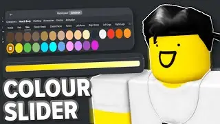 Roblox's NEW Colour Slider Update! MORE Avatar Customization!