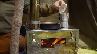 Katlanır Kamp Sobası ve Tarp İle Keyifli Kamp | Platan Soba İlk Kullanım