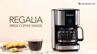 How to use regalia brew coffee maker | Wonderchef
