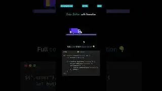 🔥 Creative Order Button with Moving Truck Animation! 