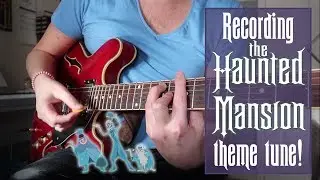 Recording The Haunted Mansion theme tune | Grim Grinning Ghosts come out to socialize!