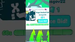 AUCTIONING a huge HACKED CAT for 1 diamond 