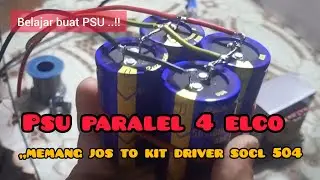 belajar buat PSU untuk kit driver amplifier rakitan