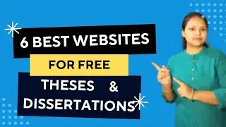 6 best websites to download thesis and dissertation for free | how to download thesis & dessertation