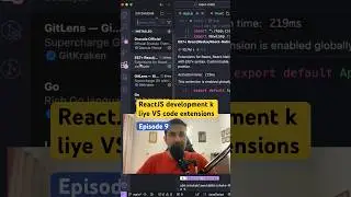 Must have VS code extension for ReactJS ✅ 