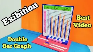 #Double bar graph model #maths working model #maths project#maths Exibition model #b.ed model #TLM 👍