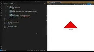 CSS Tutorial: Triangle Shape #html #css #tutorial #shape #triangle #triangles