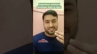 +1 year exp Software developer have to learn.