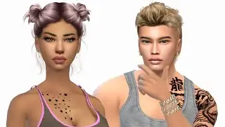 Astra & Kyree | SIMS 4 CAS | CC Folder and Sim Download