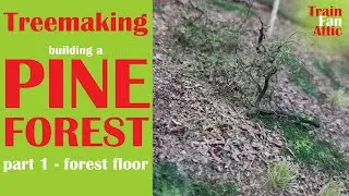 building an h0 scale spruce forest part 1