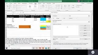 Solving a linear progamming problem using solver in Excel. File is in description