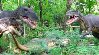 Динопарк 🦕🦖 в Сафари-парке в Краснодаре июль 2016