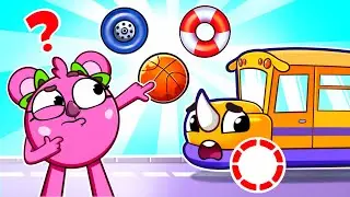 School Bus Lost Wheel Song | Funny Kids Songs 😻🐨🐰🦁 And Nursery Rhymes by Baby Zoo